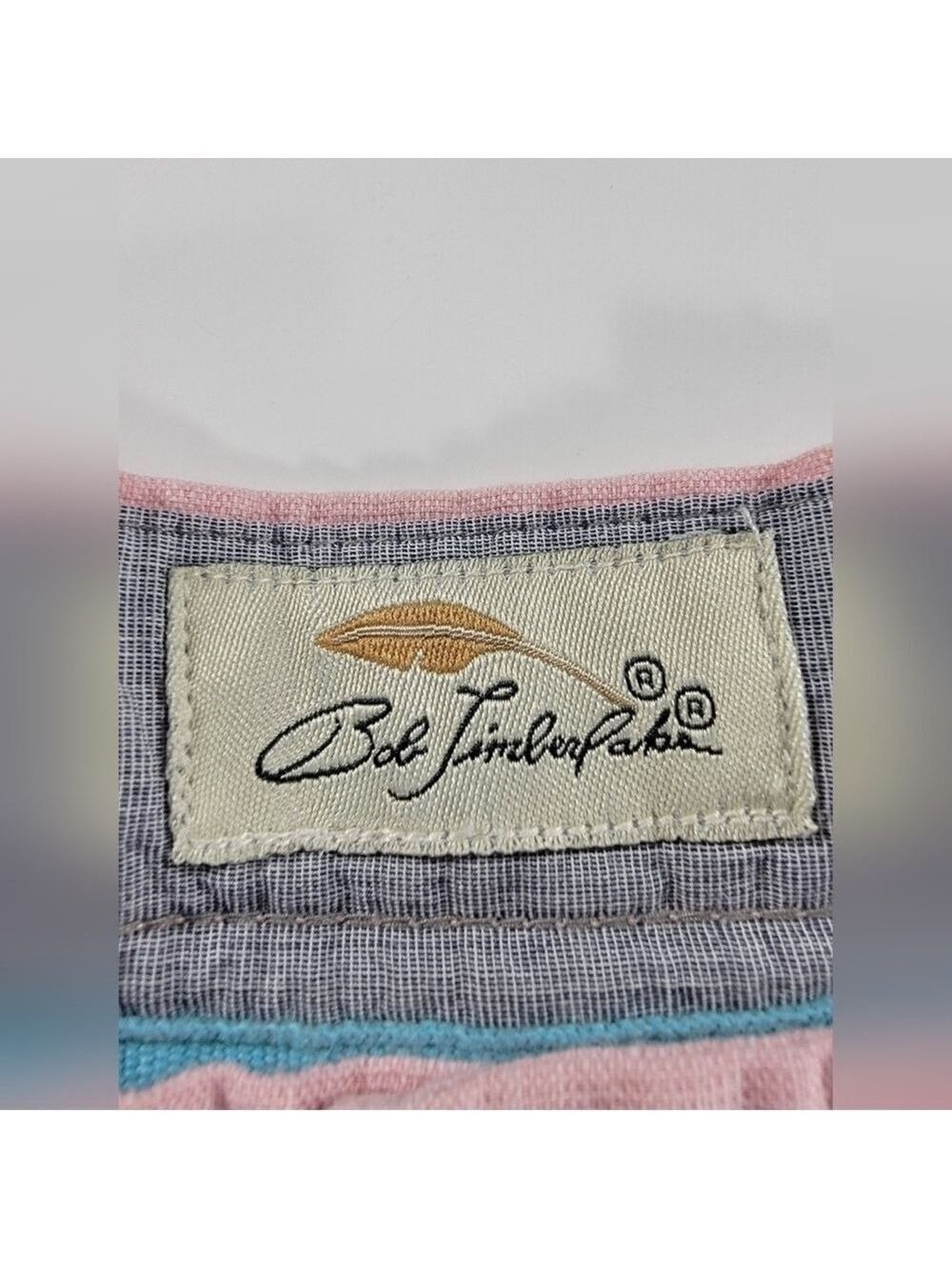 NWT Bob Timberlake Men's Flat Front Stretch Cotton Casual Chino Shorts 34 Pink - Picture 2 of 12